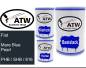 Preview: Fiat, Mare Blue Pearl, PHB / SHB / 816: 500ml Lackdose + 500ml Klarlack + 250ml Härter - Set, von ATW Autoteile West.
